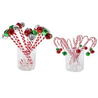 Jingle Bells Candy Striped Pen Asst SRT..