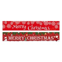 Merry Christmas Yard Banner 3m x 50cm Asst..
