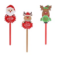 Santa Stop Character Stake 61cm Asst..