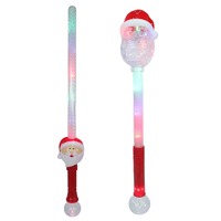 LED Santa Giant Wand Flash Batteries Inc