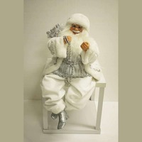 Sitting Santa Silver