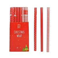 70cm x 5m Red Wrapping Paper
