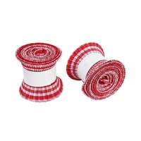 Gingham Sash Ribbon 60mm x 2.7m....