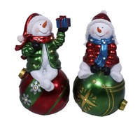 LED Snowman on Bauble