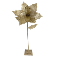Poinsettia Tree 150cm Gold