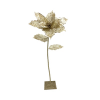 Poinsettia Tree 125cm Gold