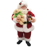 28cm Santa with Teddy