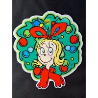 Cindy Lou Wreath Indoor Sign 40cm