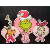 Dr Suess - The Grinch &amp; Friends Sign Indoor Acylic