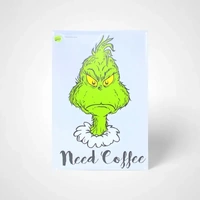 Metal Grinch Sign - Need Coffee!