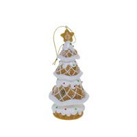 15cm Frosted Gingerbread Tree..