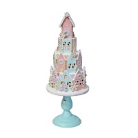 Gingerbread House LED Platter