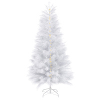 Faux Pampas Tree White