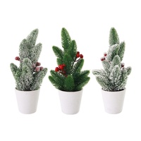 Pine Berry Tree White Pot 26cm