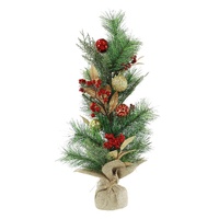 Decorated Pine Potted Tree 65cm