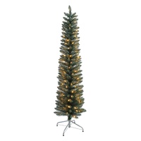 Tinsel Pencil  Christmas Tree 180cm
