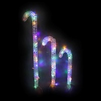3pc Candy Cane light Set