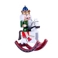 Nutcracker on Rocking Horse 31cm