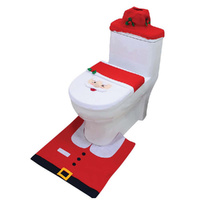 3pc Xmas Bathroom Decoration
