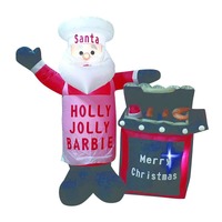 Inflatable Santa BBQ 150cm