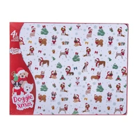 Pk4 Xmas Pets Placemats 26.5cm