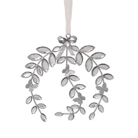 Jewelled Silver Wreath