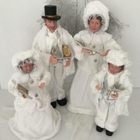Carollers Silver &amp; White