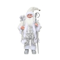45cm Santa Silver