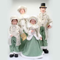 Carolers Family of 4 Mint 65cm