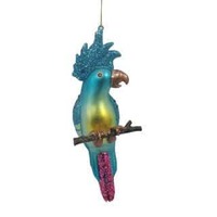 4x5x17cm Glass Parrot