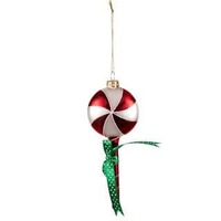 Lollipop Tree Orn Glass 6x3x16cm
