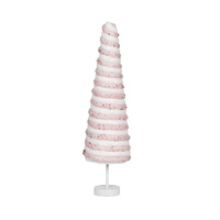 Candy Cone Tree Foam 14x51cm Pink..