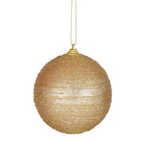 Bauble Foam 10cm Champagne..