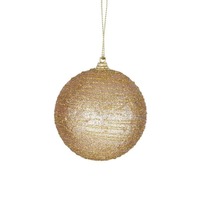 Bauble Foam 8cm Champagne..