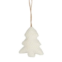 Woven Fabric Tree Hanger 10x11x3cm- Nat..