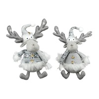 FABRIC GREY/WHITE MOOSE