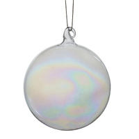 8cm Clear Glass