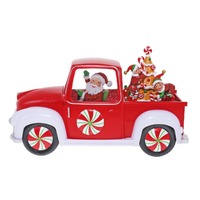Candy Cane Ute with Santa &amp; Elves..