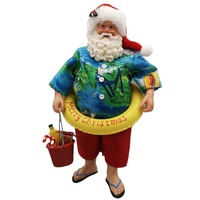 Beach Santa Claus w Lifebuoy 28cm..