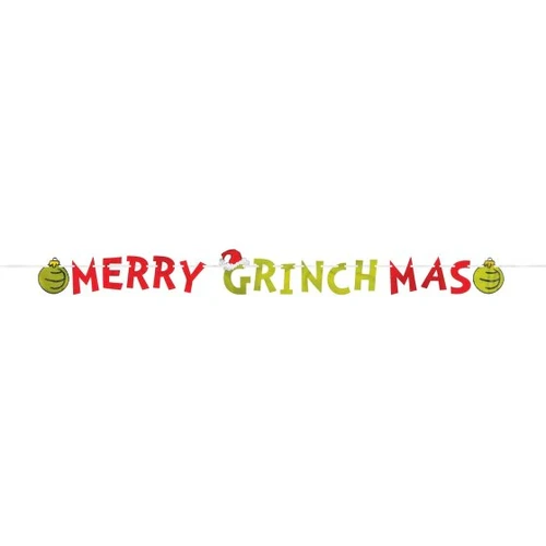 Grinch Merry Grinchmas Banner