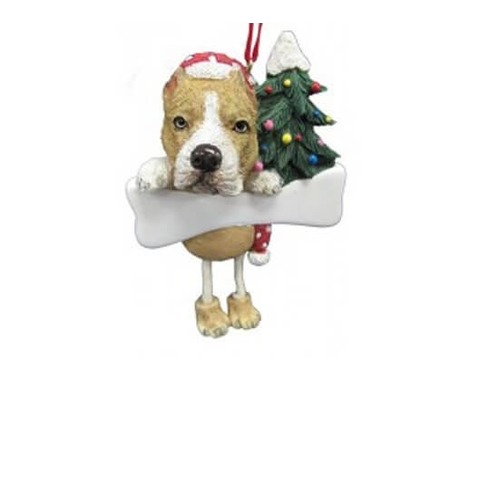 Pit Bull Brindle  Xmas Decoration