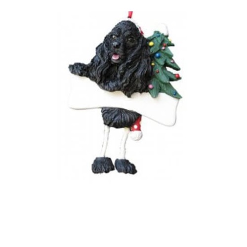 Cocker Spaniel Black  Xmas Decoration