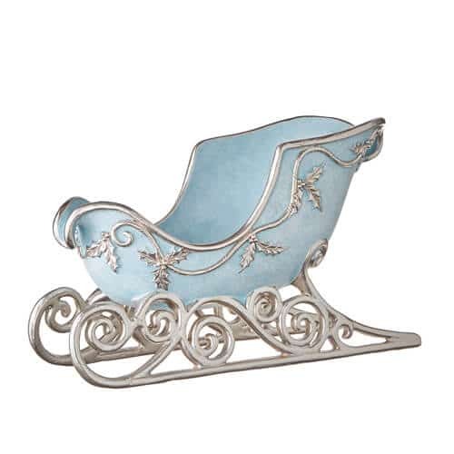 RAZ Cozy Christmas Sleigh 19"