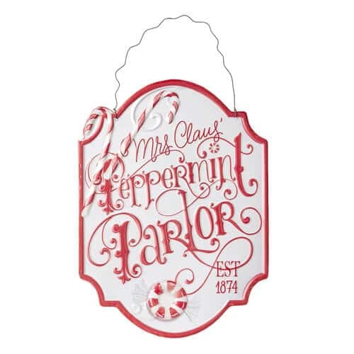 RAZ  - Peppermint Parlor Sign