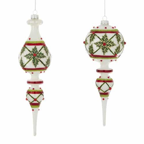 10" Holly Leaf Finial