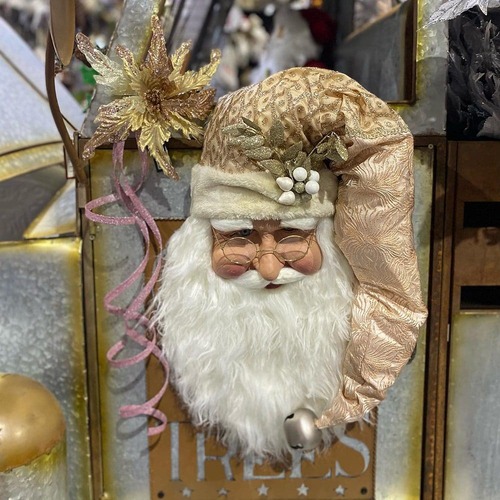 76cm Santa Head Light Pink