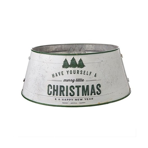 Tree Collar Retro White
