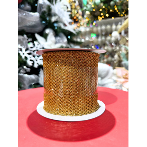 Mesh Gold 4" x 10mts