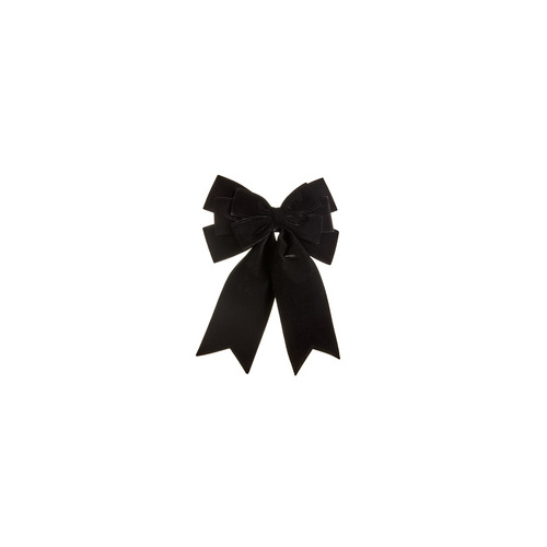 Black Velvet Bow 10"