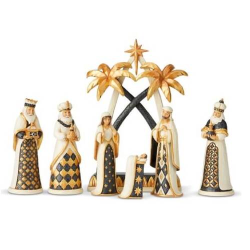 Nativity Black &  Gold
